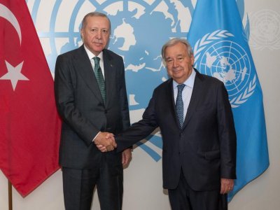 Ərdoğan&nbsp;Quterreşlə regionu müzakirə etdi