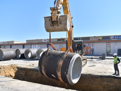 Xırdalanda 3300 metr yeni kanalizasiya kollektoru inşa edilir