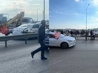 Bakı-Sumqayıt yolunda qəza -&nbsp;17 yaşlı motosikletçi yaralandı