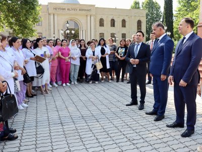 Samuxda səhiyyə işçilərinin peşə bayramı qeyd olunub - FOTO