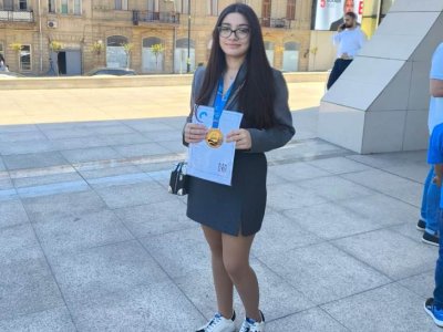 Azərbaycanlı şagird beynəlxalq olimpiadada qızıl medal aldı