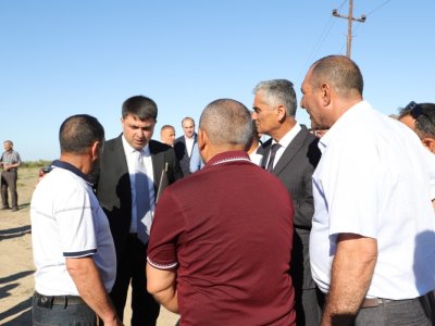 Neftçalanın icra başçısı səyyar görüş keçirib - FOTOLAR