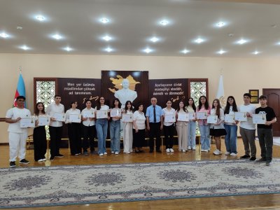Fənn olimpiadasının qalibləri mükafatlandırıldı - FOTO