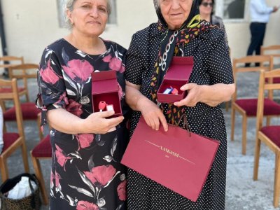Daha 18 ailə Xankəndidə evlərinin açarını aldı - FOTO