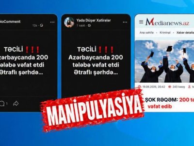 MEDİA saytları manipulyasiya etməməyə ÇAĞIRDI