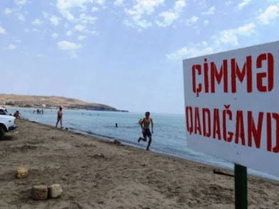 Bəzi çimərliklərdən istifadə qadağan edildi