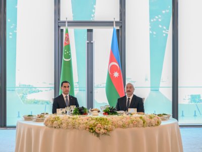 İlham Əliyevin adından Berdiməhəmmədova&nbsp;dövlət ziyafəti verilib