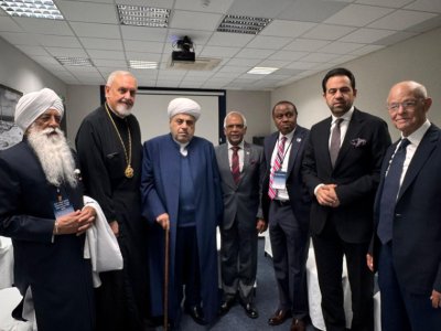 Allahşükür Paşazadə Mavriki Prezidenti ilə görüşüb - FOTO