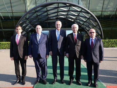 Türkiyə parlamentinin sədri Azərbaycandadır