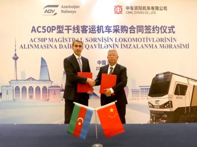 Azərbaycan Çindən 4 sərnişin lokomotivi alır