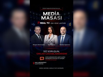 AzTV və İTV-nin rəhbərləri müzakirəyə çıxacaqlar - Real TV-də YENİ LAYİHƏ