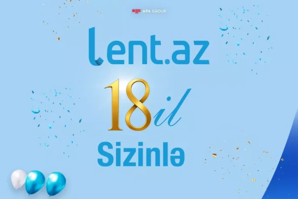 Lent.az-ın 18 yaşı tamam olub
