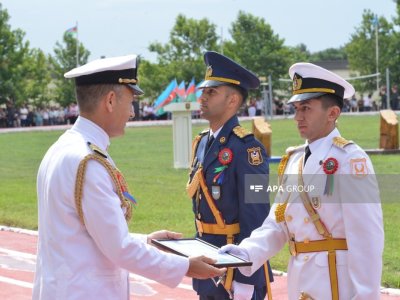 Kursantımız İtaliyanın "Şərəf qılıncı" ilə təltif edildi