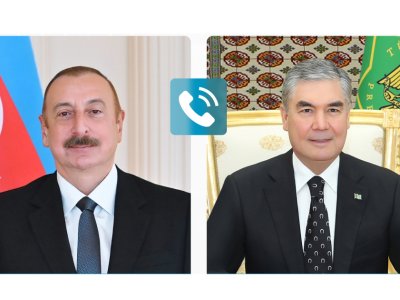 İlham Əliyevlə Qurbanqulu Berdiməhəmmədov telefon danışığı apardı