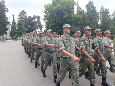 Xankəndidə hərbi yürüş keçirilir&nbsp;- FOTOLAR
