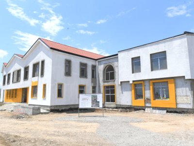 Rusiya Qubadlıda uşaq bağçası tikir - FOTO