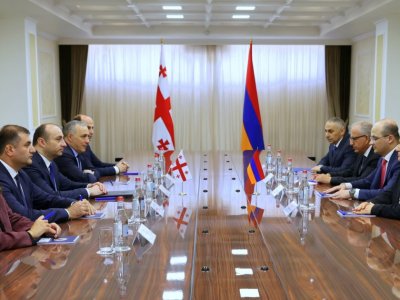 Gürcüstanın DTX rəisi Ermənistana getdi