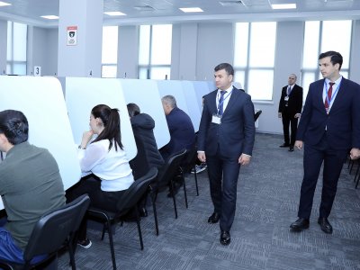 Hakimliyə namizədlər üçün test imtahanı keçirildi