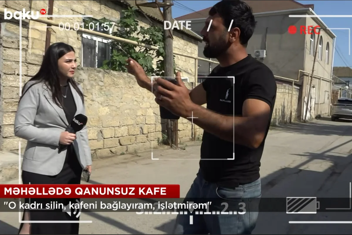 Gecələr söyüş, səs-küy: Bakıda qalmaqallı kafe - VİDEO