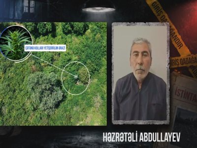 Çayın kənarında çətənə becərirdi:&nbsp;TUTULDU