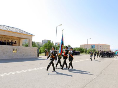 Naxçıvan Hərbi Kollecində buraxılış mərasimi keçirilib