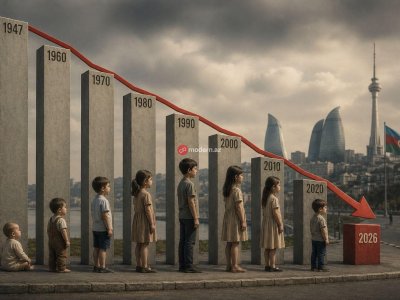 Azərbaycanda doğum son 80 ilin ən aşağı səviyyəsinə düşəcək
