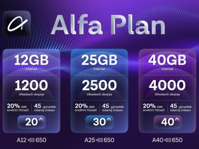 Azercell yeni nəsil &ldquo;Alfa Plan&rdquo; tariflərini təqdim edir&nbsp;