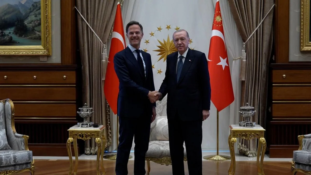 Ərdoğan&nbsp;Mark Rütte ilə görüşdü