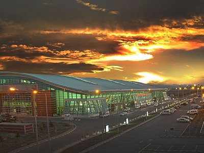 Tbilisi Beynəlxalq Hava Limanını işıqsız qalıb