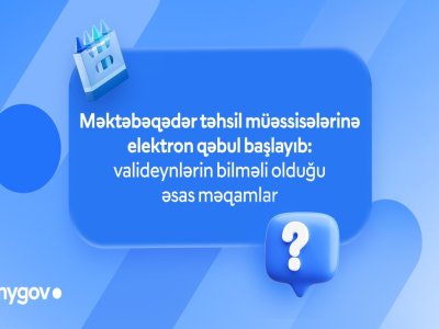 Bağçalara sənəd qəbulu başlayır - valideynlər nəyi bilməlidir?&nbsp;