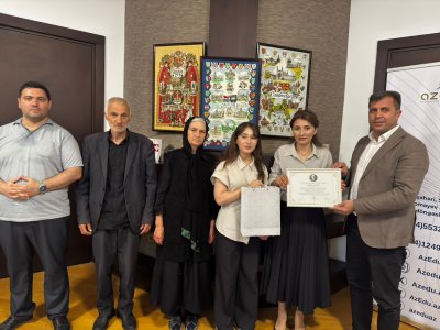 Şəhid&nbsp;bacısına&nbsp;&ldquo;Firidun bəy Köçərli&rdquo; mükafatı təqdim edilib