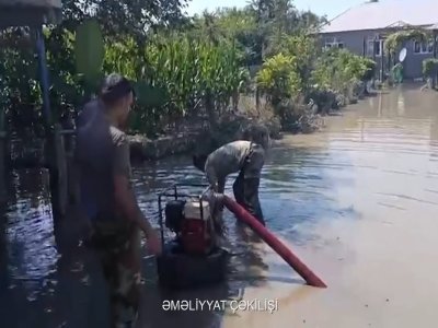 İntensiv yağış Balakəndə&nbsp;fəsad törətdi - VİDEO