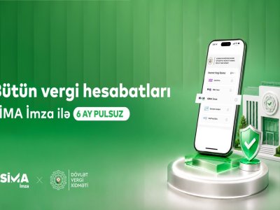 &ldquo;SİMA İmza&rdquo; ilə bütün vergi xidmətləri cibinizdə!