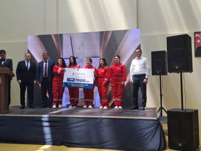 BMU-nun komandası birinci oldu - FOTO