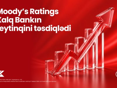 Moody&rsquo;s Ratings "Xalq Bank"ın&nbsp;2025-ci il üzrə reytinqini təsdiqlədi