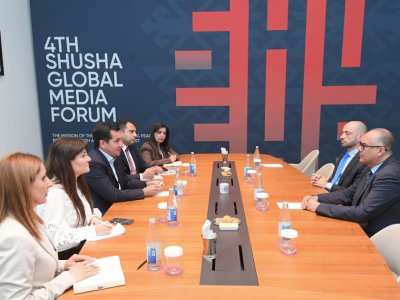 Prezidentin köməkçisi Şuşada Türkiyə nümayəndə heyəti ilə görüşdü
