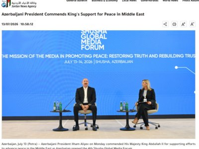 Şuşa Forumu dünya mediasında