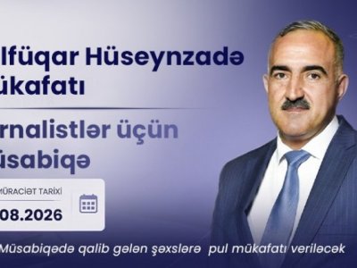Jurnalistlər üçün müsabiqə başladı - 1000 manat mükafat