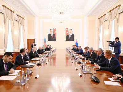 Slovakiya Prezidenti Əli Əsədovla enerji təhlükəsizliyini müzakirə etdi