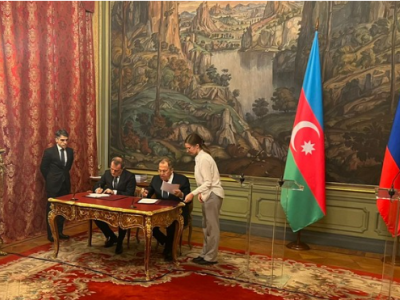 Ceyhun Bayramovla Lavrov arasında&nbsp;Plan imzalandı