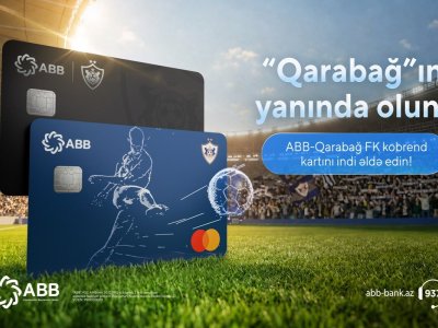 &ldquo;ABB-Qarabağ FK&rdquo; kobrend kartını artıq ABB-dən sifariş etmək olar