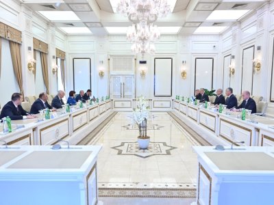 Sahibə Qafarova Özbəkistanın baş prokuroru ilə görüşüb