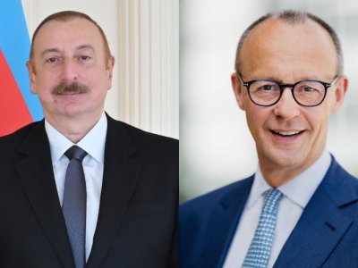 Almaniya&nbsp;Kansleri Prezident İlham Əliyevi qarşıladı