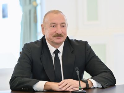 Prezident Almaniya Kansleri ilə geniş tərkibdə görüşdü