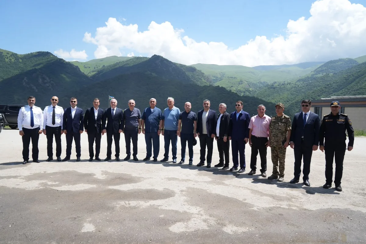 Özbəkistanın baş prokuroru Kəlbəcərə gedib - FOTO