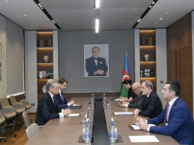 Ceyhun Bayramov Almaniya Azərbaycana yeni təyin olunmuş səfirini qəbul etdi