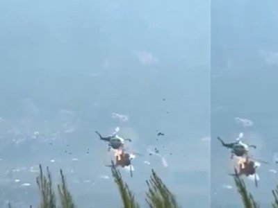 Yunanıstanda helikopterlər toqquşdu