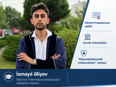 5 universitetdən qəbul alan BMU məzunu Britaniyanı seçdi