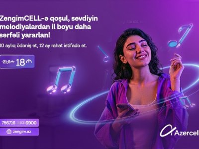 Azercell-dən illik &ldquo;ZengimCELL&rdquo; xidməti