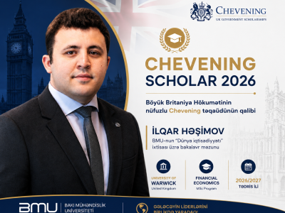 BMU məzunu dünyaca məşhur Chevening təqaüdünün qalibi oldu